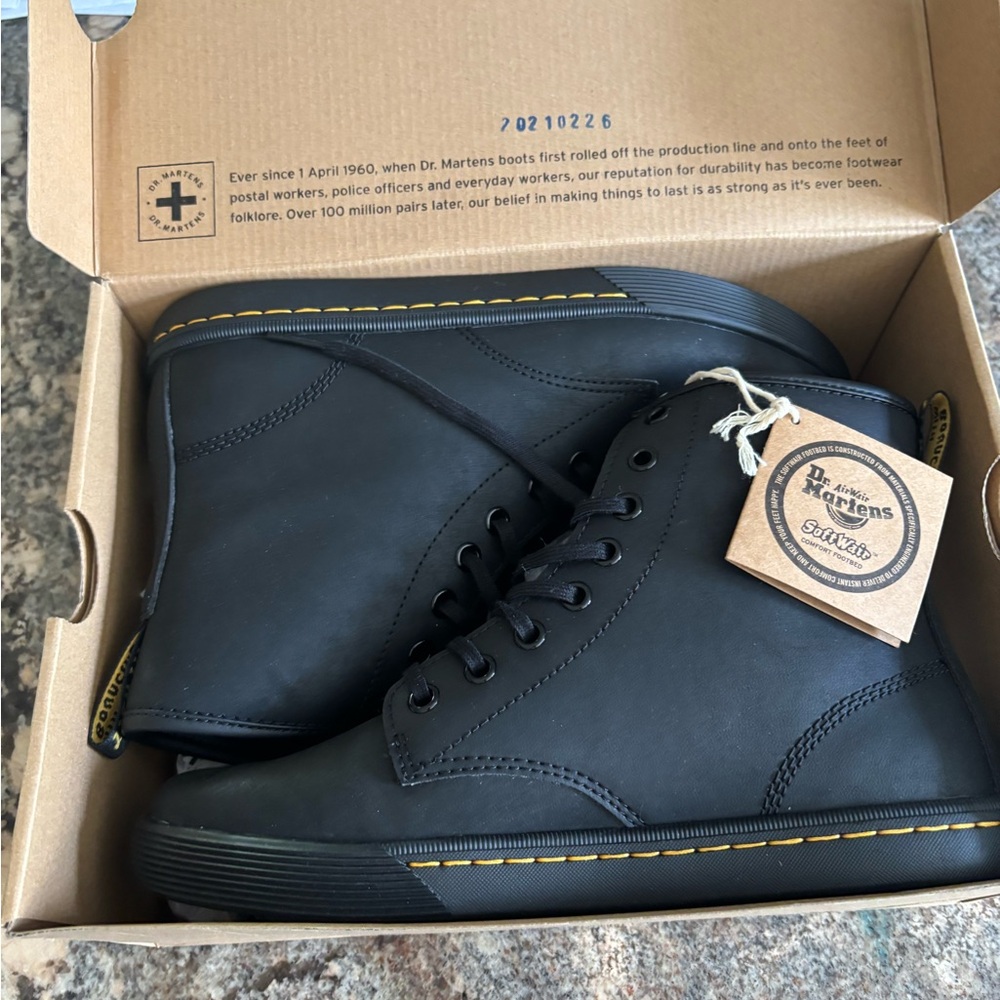 Dr. Martens Black High-Top Women’s Boots BRAND NEW NEVER WORN